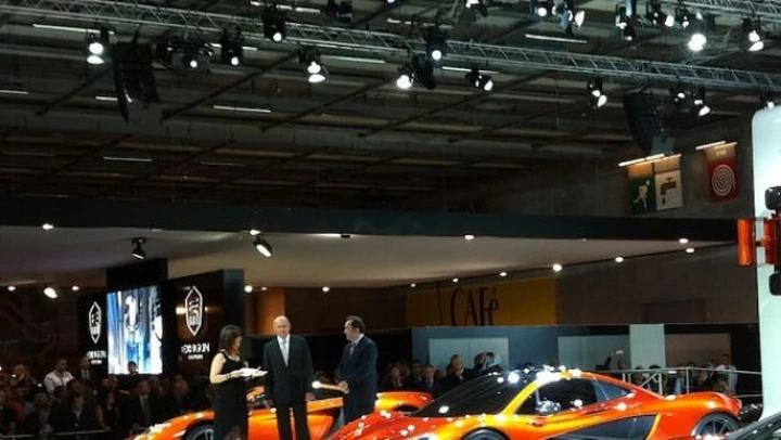 Salone di Parigi 2012 Live: prime immagini sulla McLaren P1 Concept