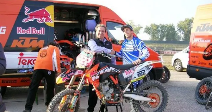Motocross: Antonio Cairoli ha provato a Mantova la KTM 350 2012