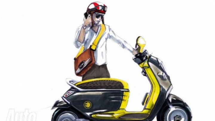 MINI E Scooter Concept: scooter elettrico Plug-in a Parigi