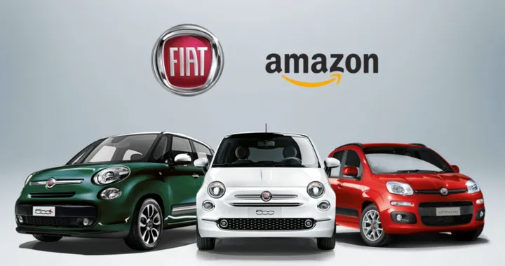 Le Fiat si comprano anche su Amazon