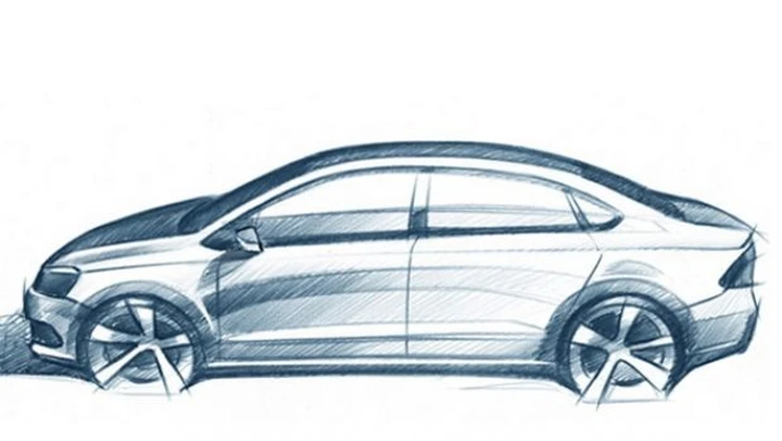 Volkswagen Polo: il bozzetto ufficiale della berlina per i mercati emergenti