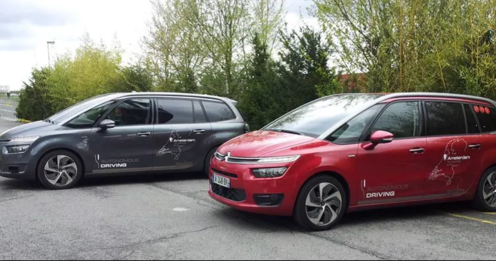 Guida autonoma: 2 Citroën C4 Picasso vanno da Parigi a Amsterdam