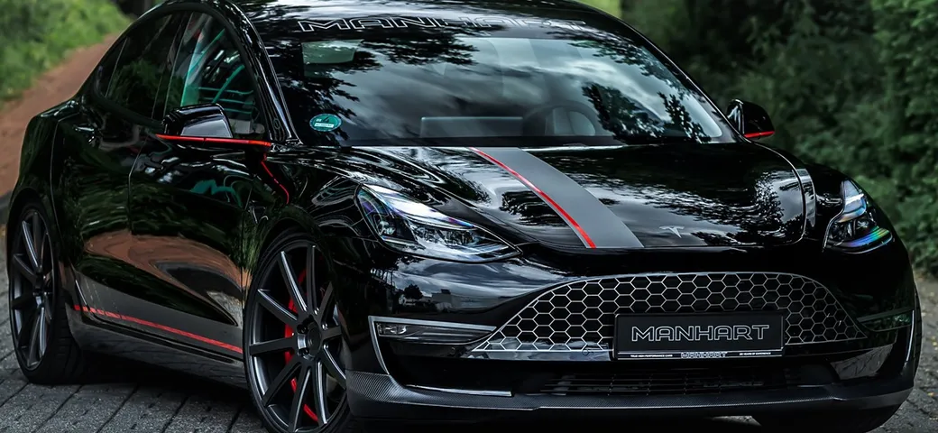 Manhart TM3 510: la Tesla Model 3 in salsa sportiva