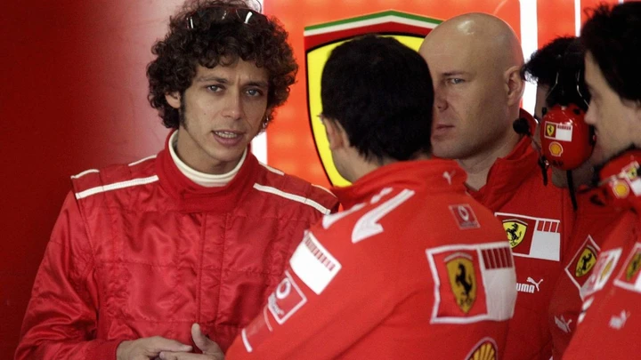 F1: Valentino Rossi e la sua rinuncia alla Ferrari