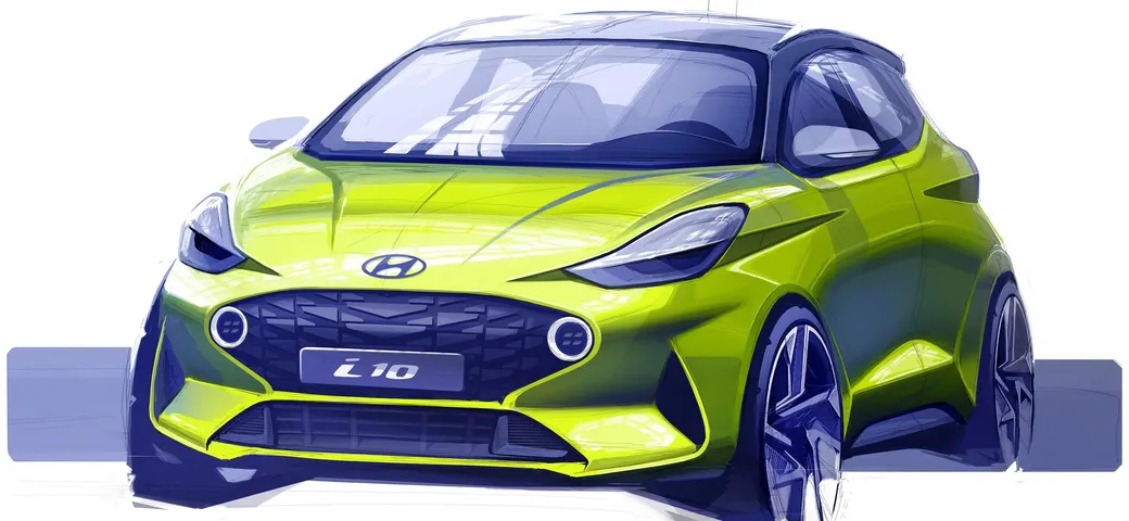 Hyundai: svelato un bozzetto della prossima i10