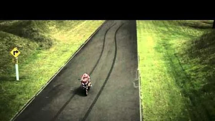 Casey Stoner in sella ad una Honda CBR1000RR