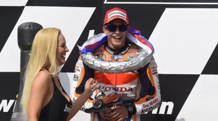 Marquez 2° a Brno: 