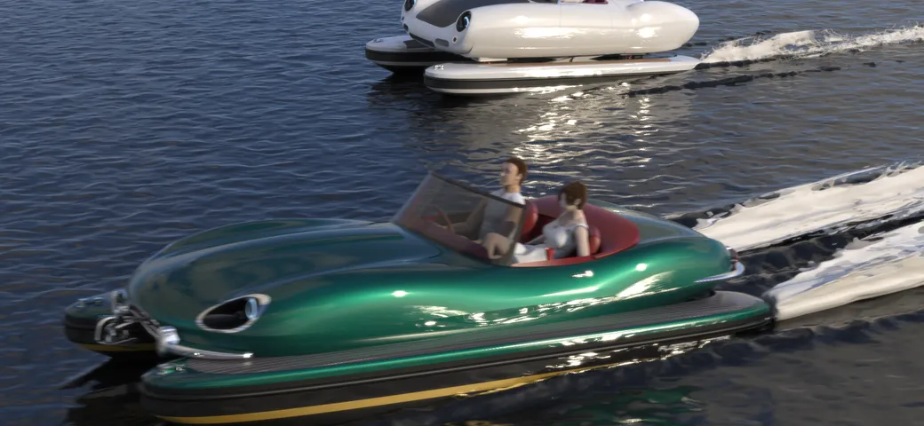 Le auto storiche più iconiche diventano... barche [Video]