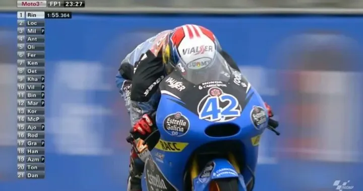 Moto3 Misano 2014: Rins il più veloce del Day-1 davanti a Antonelli, 4° Locatelli, 23° Fenati