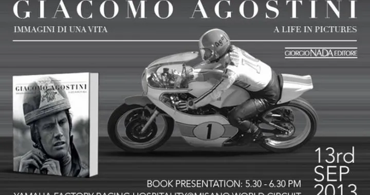 MotoGP Misano: Agostini presenta "Immagini di una vita"
