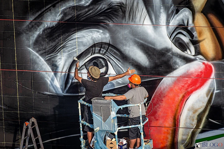 Eduardo Kobra celebra Ayrton Senna al Maicc