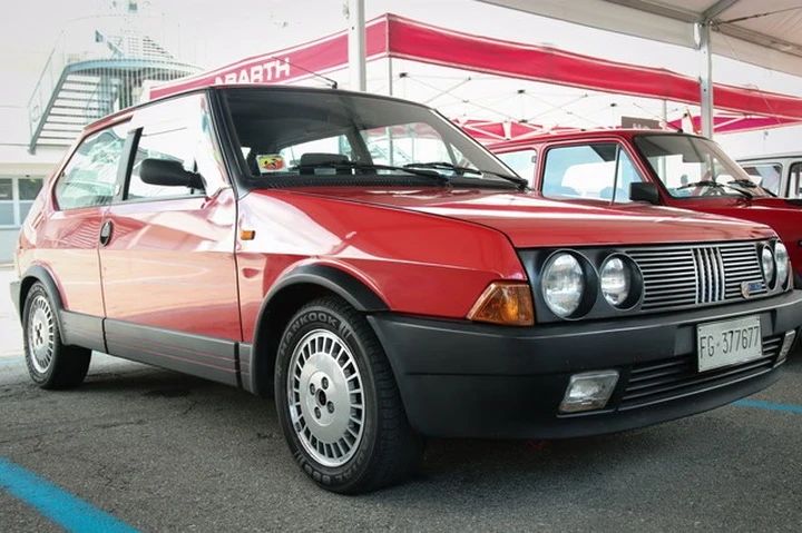 Giro di pista con la Fiat Ritmo 130 Tc Abarth - Abarth Day