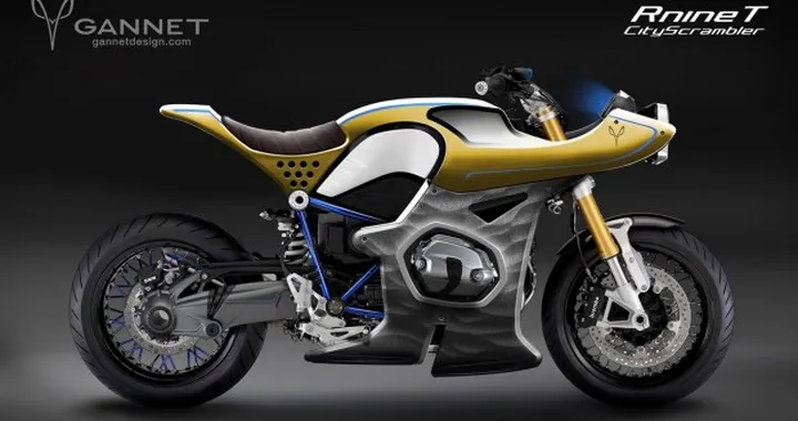 BMW R nineT City Scrambler Concept by Gannet Design