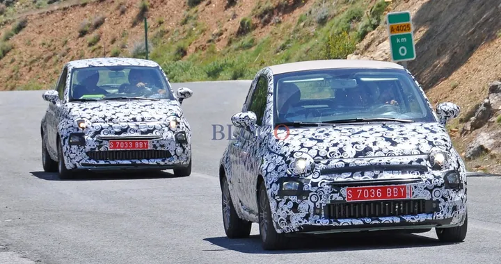 Fiat 500: nuove foto spia del facelift
