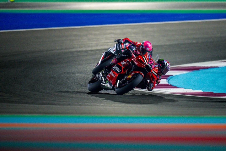 Ducati Lenovo Team: Bagnaia chiude secondo mentre Bastianini ottavo