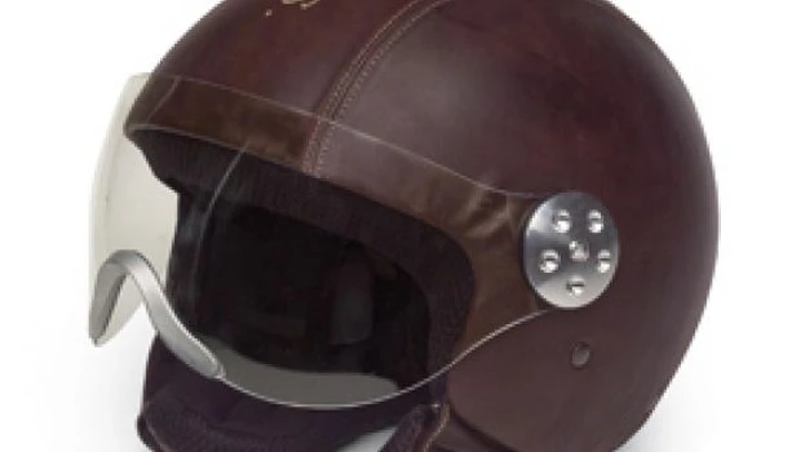 AG Spalding & Bros ritorna sul mercato con il casco jet Leather Eyeshade Helmet