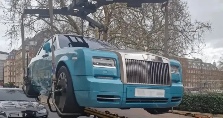 La Rolls-Royce da 330.000 dollari del milionario saudita viene rimossa