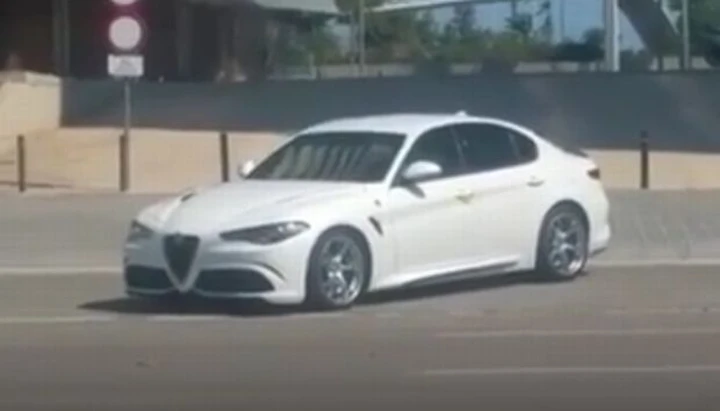 L'Alfa Romeo Giulia per le strade di Valencia