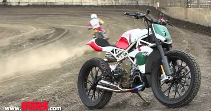 Riding Roland Sands Design's Desmosedici Street Tracker