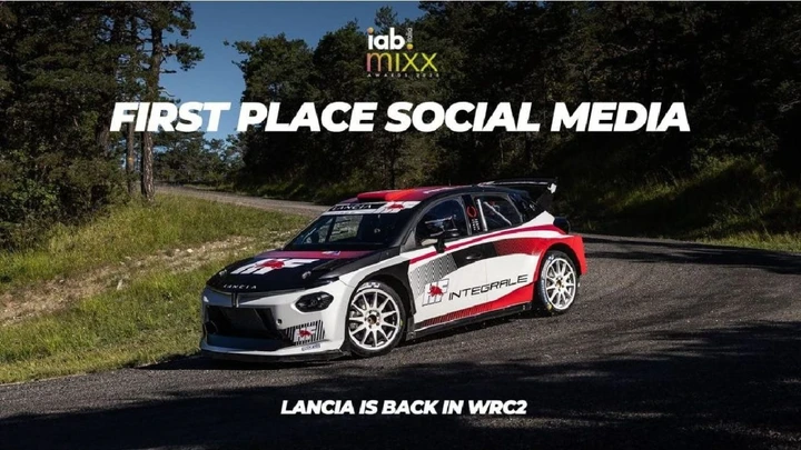 Lancia vince agli IAB MIXX Awards 2026 con la campagna WRC2