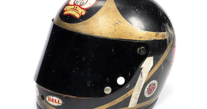 Il casco dell'incidente di Barry Sheene a Daytona va all'asta