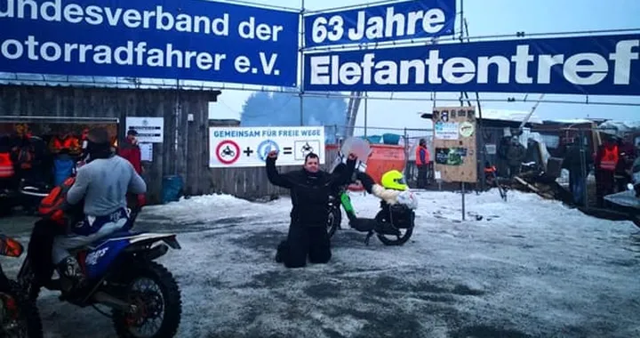 1000 km in Piaggio Ciao per l'Elefantentreffen: l'avventura di Gerardo Garcia