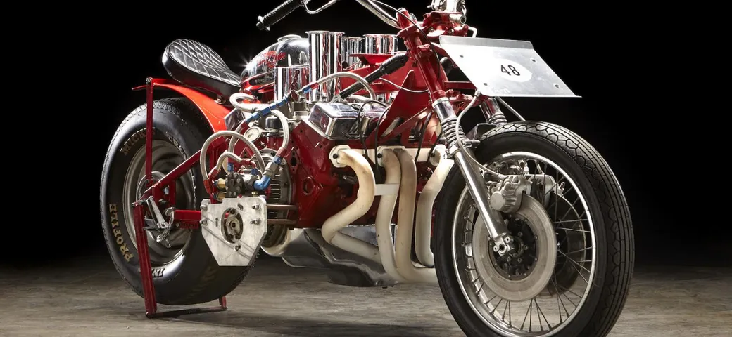 Widowmaker 7, la drag bike con un V8 Chevrolet