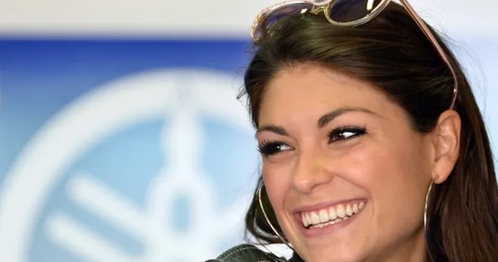 Linda Morselli, porta fortuna di Rossi a Misano