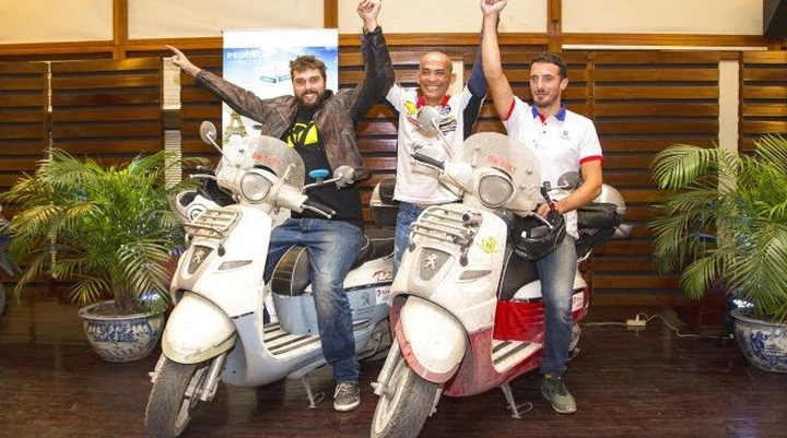 Il Peugeot Django 125 completa il viaggio Parigi-Saigon