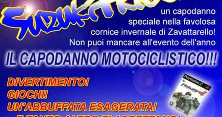Vuoi un Capodanno motociclistico?