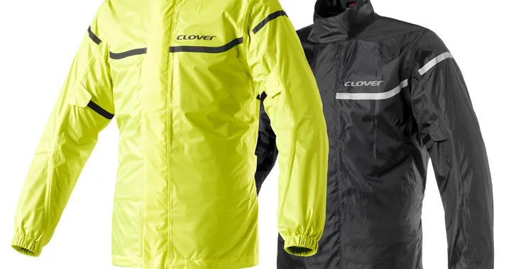 Clover Pro: completo con giacca e pantalone antipioggia da moto