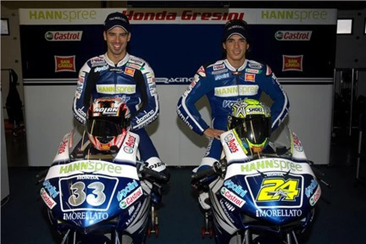 Nuovi colori per le Honda del Team Gresini