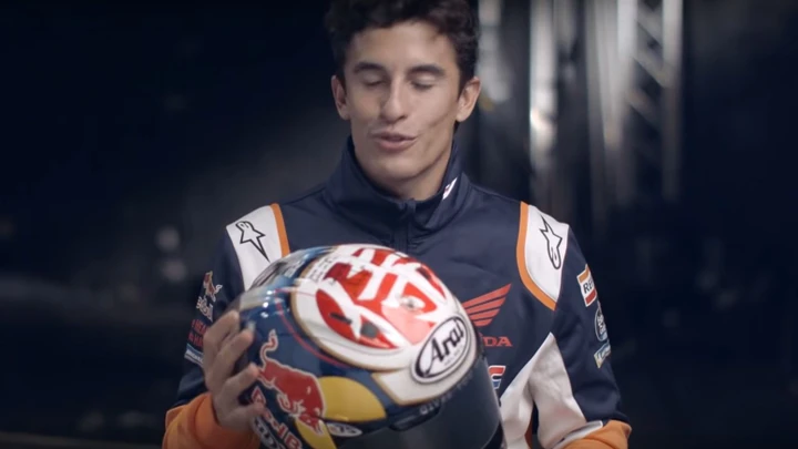 Marc Marquez mostra i suoi 