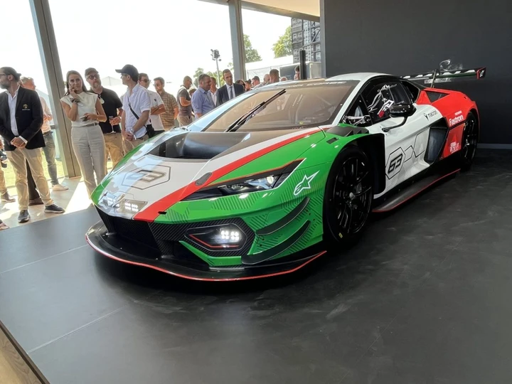 Lamborghini Temerario GT3, la nuova era delle corse inizia a Goodwood