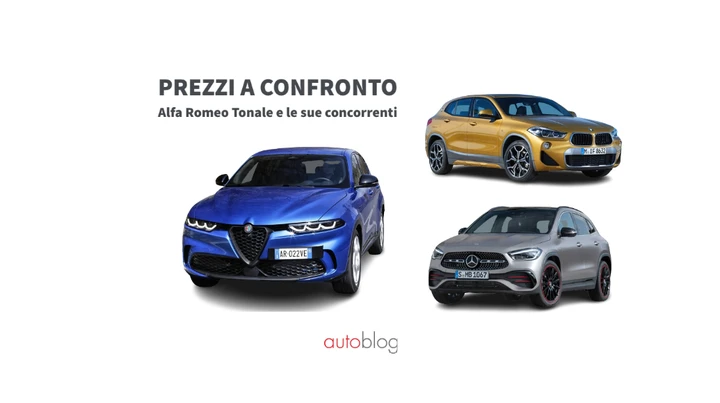 Alfa Romeo Tonale: prezzi e promozioni a confronto con le concorrenti
