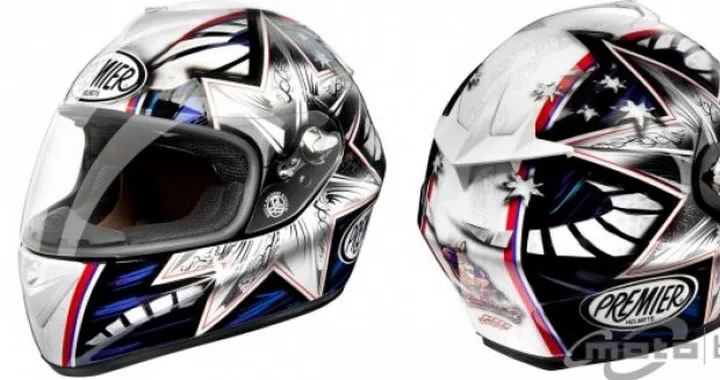 Casco Premier Dragon Titanium Troy Bayliss Replica