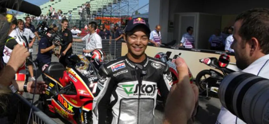 Hiroshi Aoyama in MotoGP nel 2010 con il nuovo team CaffèLatte Honda