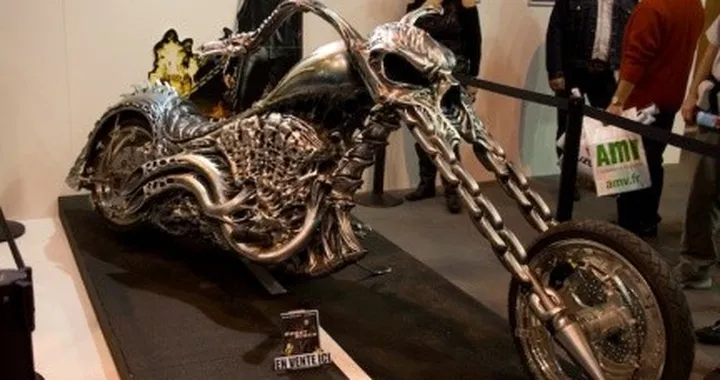 La moto di Ghost Rider