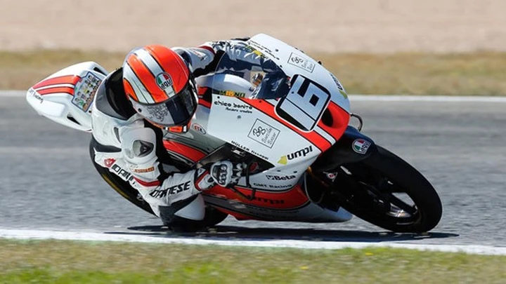 Luca Marini e Andrea Migno con il Team Aspar nel CEV