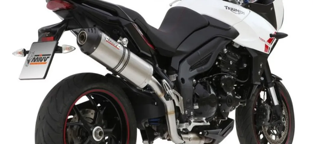 MIVV propone tre scarichi diversi per la Triumph Tiger 1050 Sport