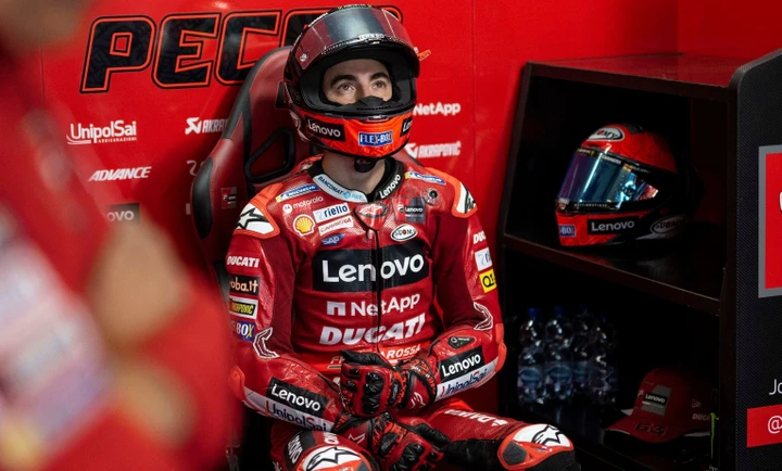 Bagnaia 8° a Valencia: 