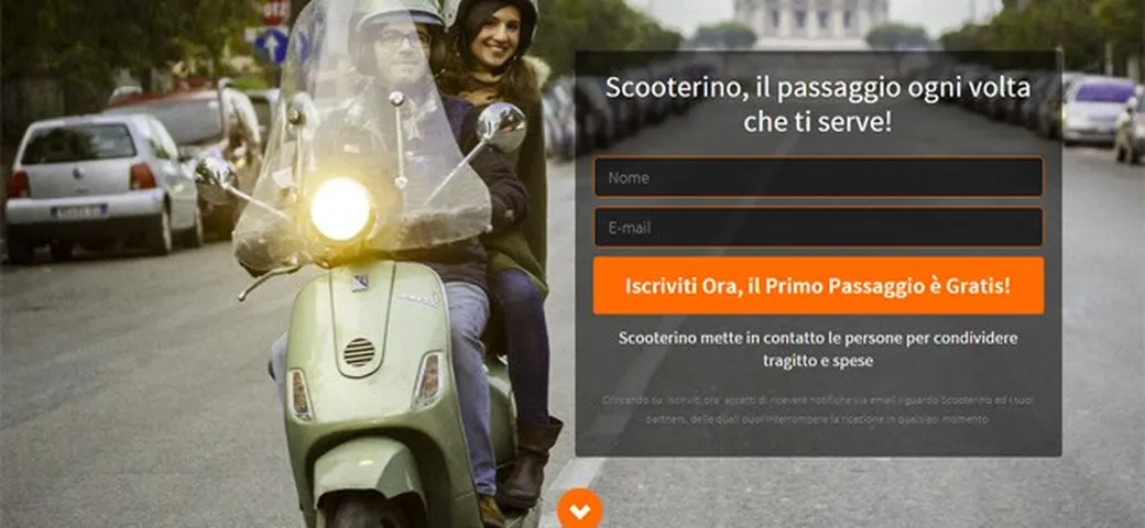 Arriva Scooterino: l'Uber su due ruote