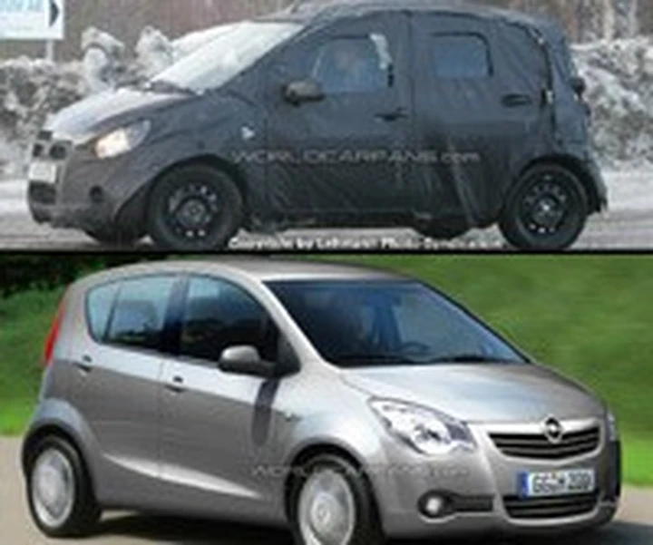 Nuova Opel Agila, foto spia
