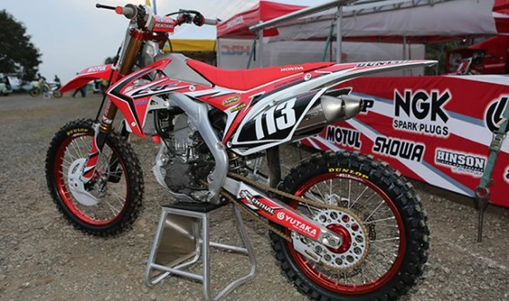 Foto spia Honda CRF250R 2014?