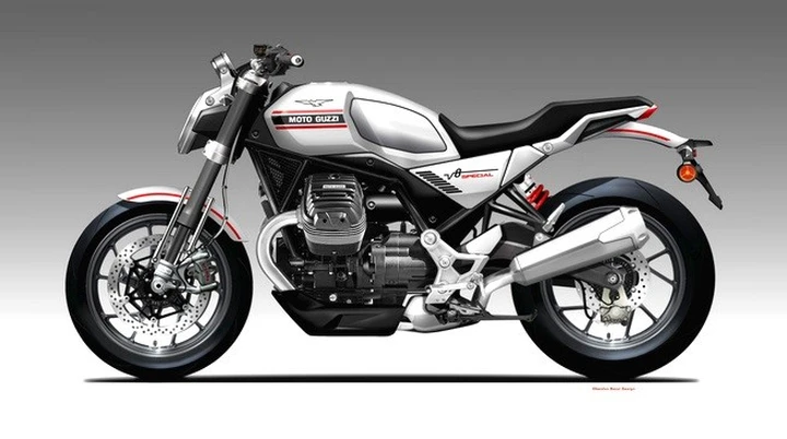 Moto Guzzi V8 Special concept by Obiboi