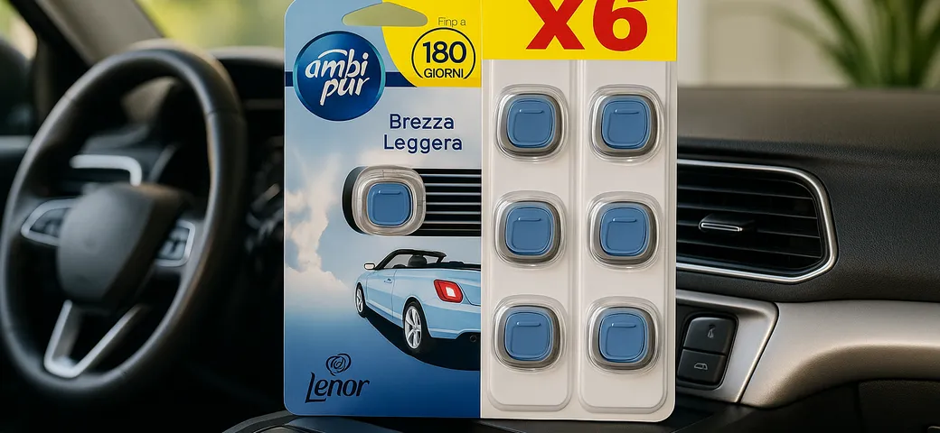 Ambi Pur Car: auto profumata per 6 mesi con una spesa mini