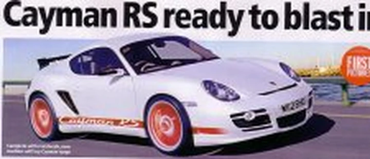 Arriverà una Porsche Cayman RS ?