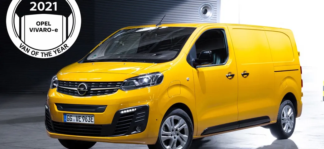 Opel Vivaro-e eletto Van of the Year 2021