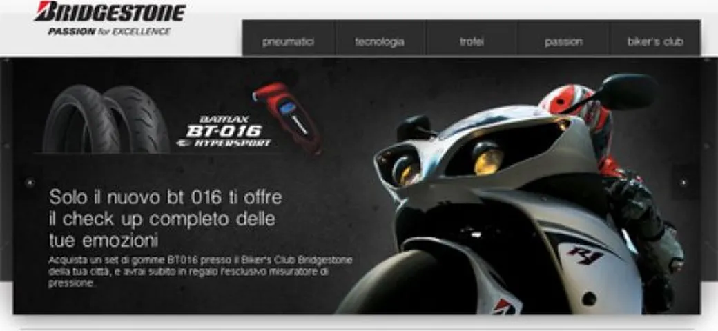 E' online la nuova versione di Bridgestonemoto.it