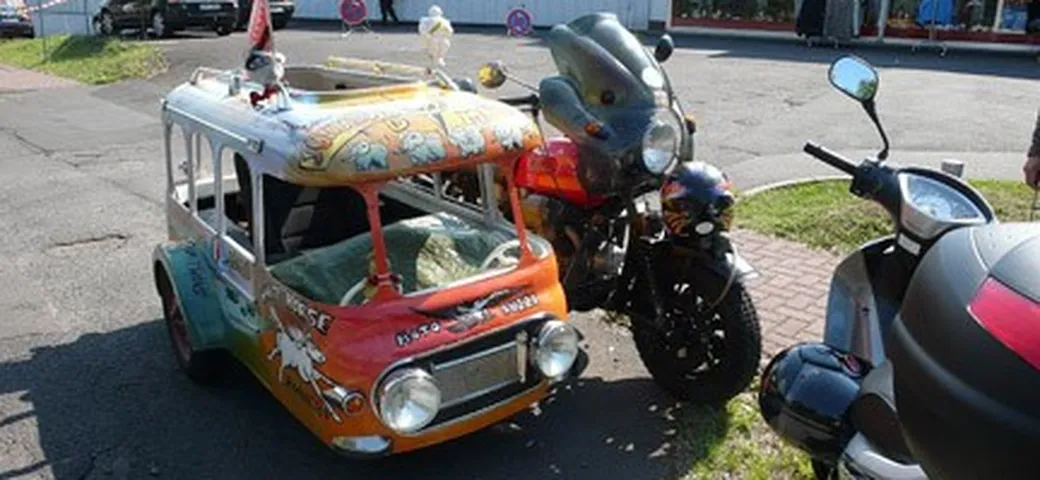 Foto del giorno: Sidecar Moto Guzzi